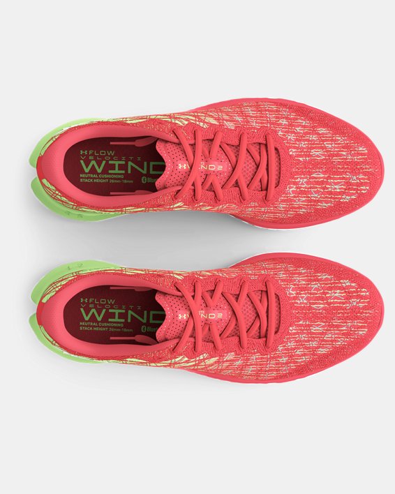 Women's UA Flow Velociti Wind 2 Running Shoes, Red, pdpMainDesktop image number 2